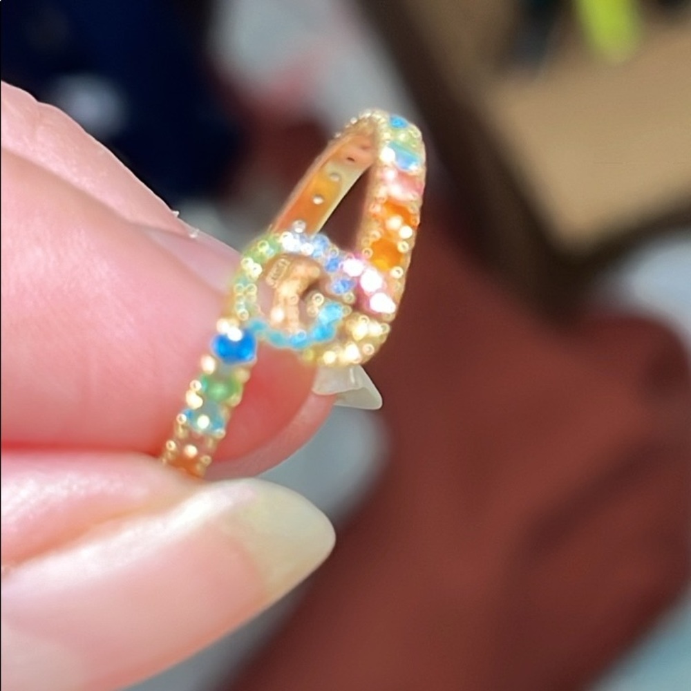 Gucci 750 gold gemstone ring - Picture 13 of 13